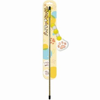 [スーパーキャット]ハイタッチ じゃらし イエロー