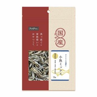 [ペットプロ]ペットプロ 国産おやつ 小魚ミックス 70g