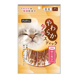 [ペットプロ]ペットプロ やわらかタラスティック サーモン 25g