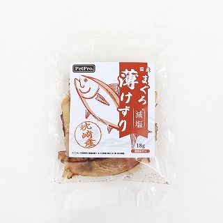 [ペットプロジャパン]ペットプロ 減塩まぐろ薄けずり 18g
