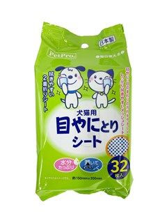 [ペットプロ]目やにとりシート 32枚入