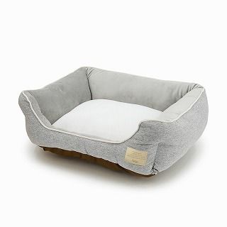 [ペットプロジャパン]Homey オールシーズンスクエアベッド M グレー
