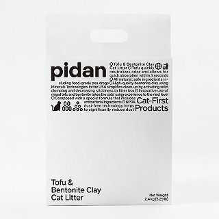 [PIDAN]おからベントナイトミックス 猫砂 2.4kg