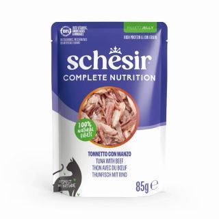 [Schesir]シシア パウチ ツナwithビーフ 85g