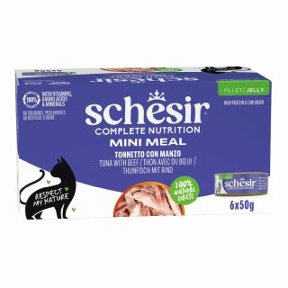 [Schesir]シシア マルチパック ツナwithビーフ 50g×6個